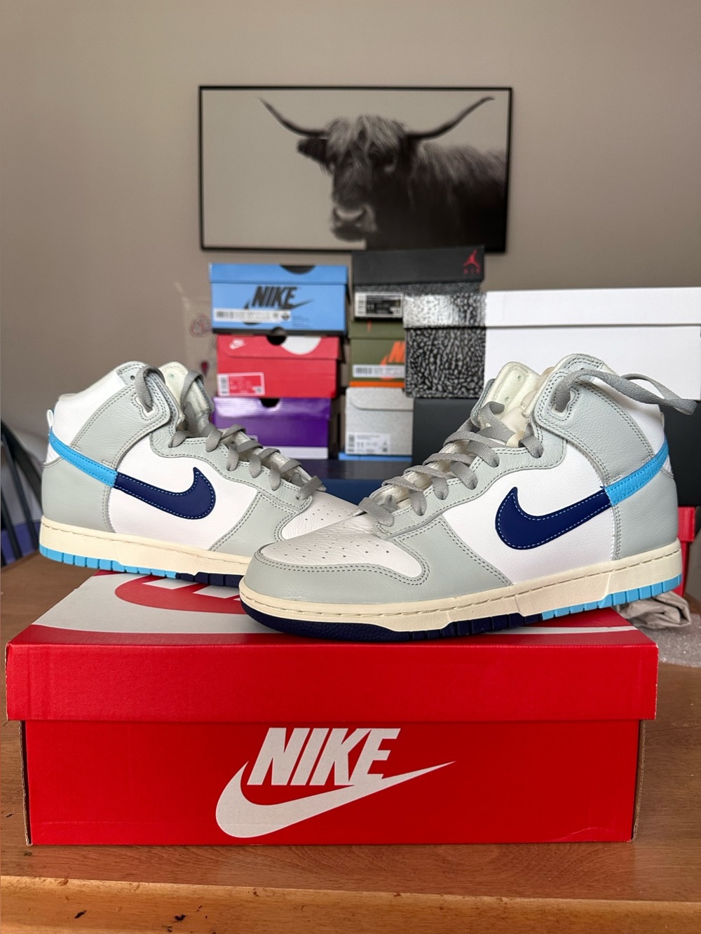 Nike Dunk High Retro SE- Split Baltic Blue (Size 11M) (BRAND NEW)